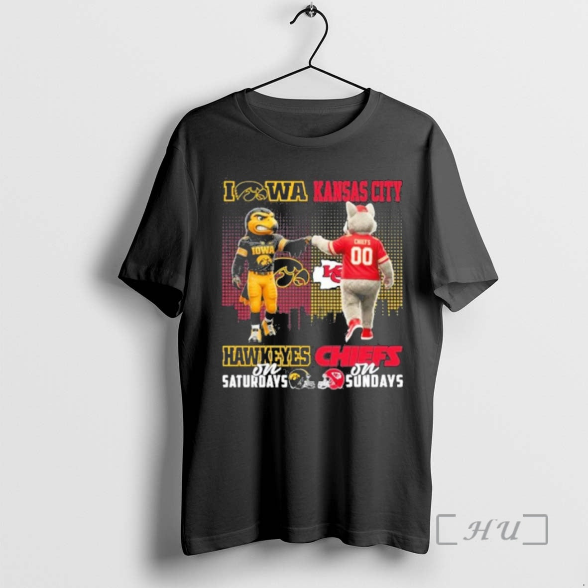 Officials Iowa Hawkeyes Vs Kansas City Chiefs Mascot On Saturdays And On Sundays Premium
