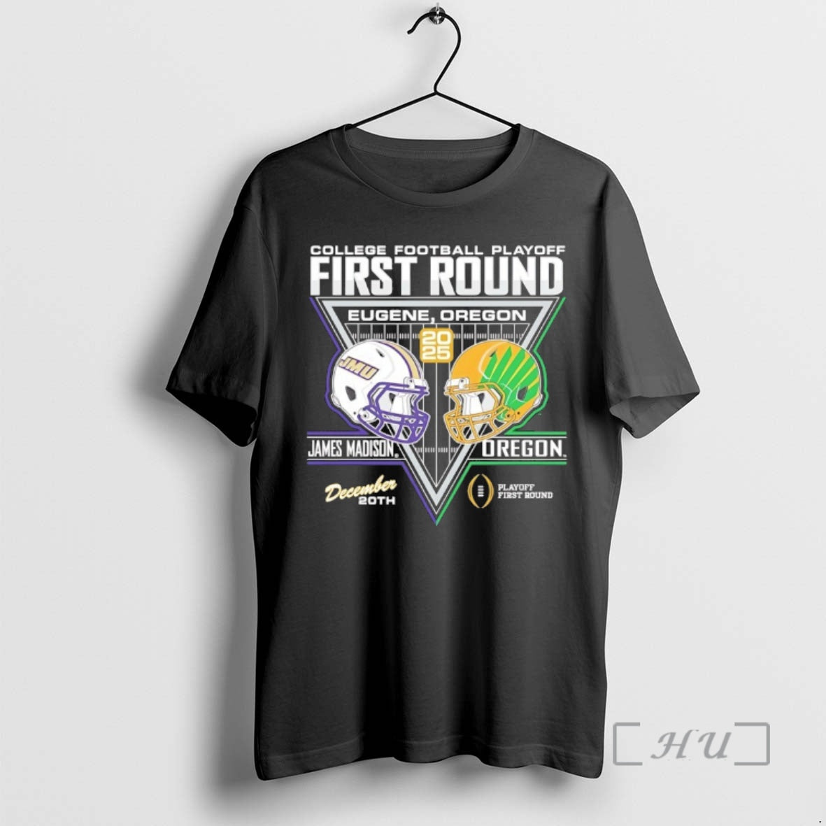 Officials James Madison Dukes 2025 College Football Playoffs 1st Round Match Up Premium T Shirts