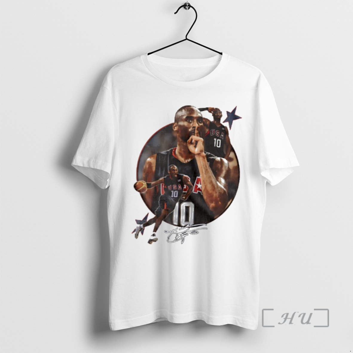 Officials Kobe Bryant Team Usa Collage Vintage Signature