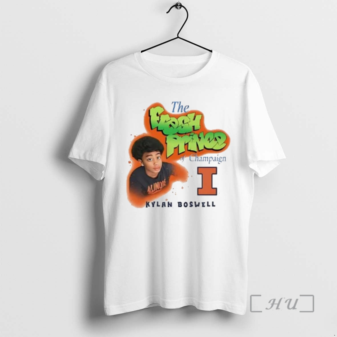 Officials Kylan Boswell The Fresh Prince Of Champaign Illinois Fighting Illini Premium T Shirts Sweater