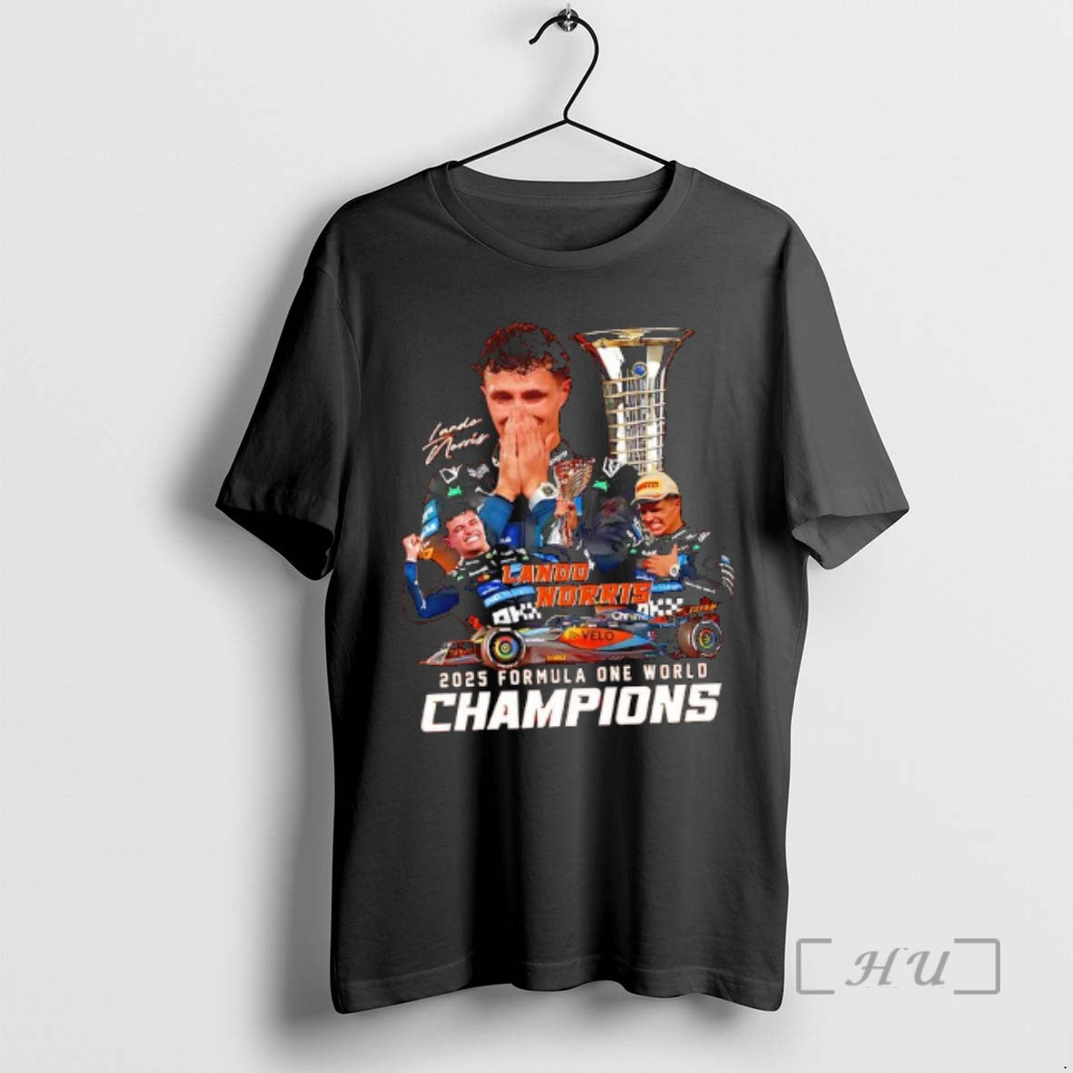 Officials Lando Norris 2025 Formula One World Champion Signature