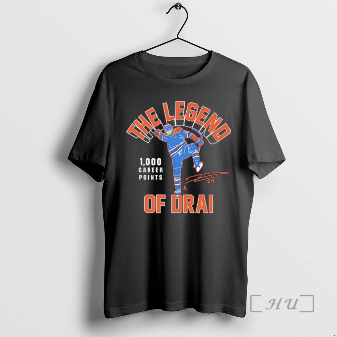 Officials Leon Draisaitl The Legend Of Drai 1000 Career Points Edmonton Oilers Premium T Shirts