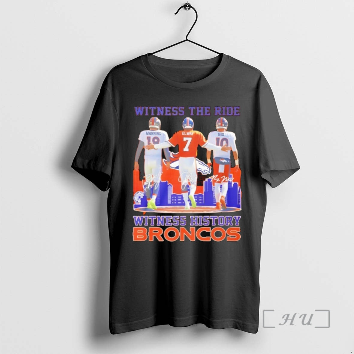 Officials Manning Elway Nix Witness The Ride Witness History Broncos