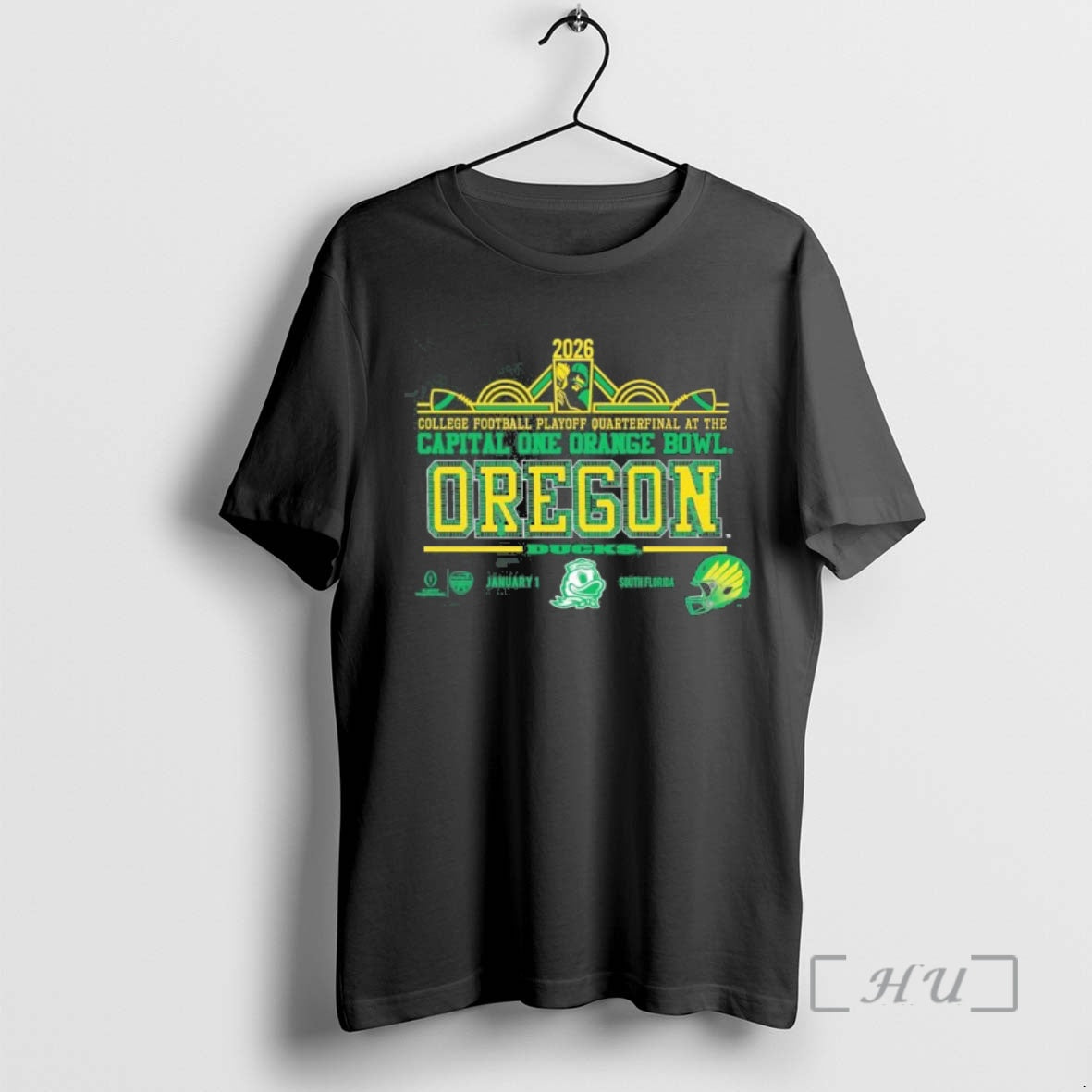 Officials Oregon 2026 Cfp Orange Bowl Art Deco Player