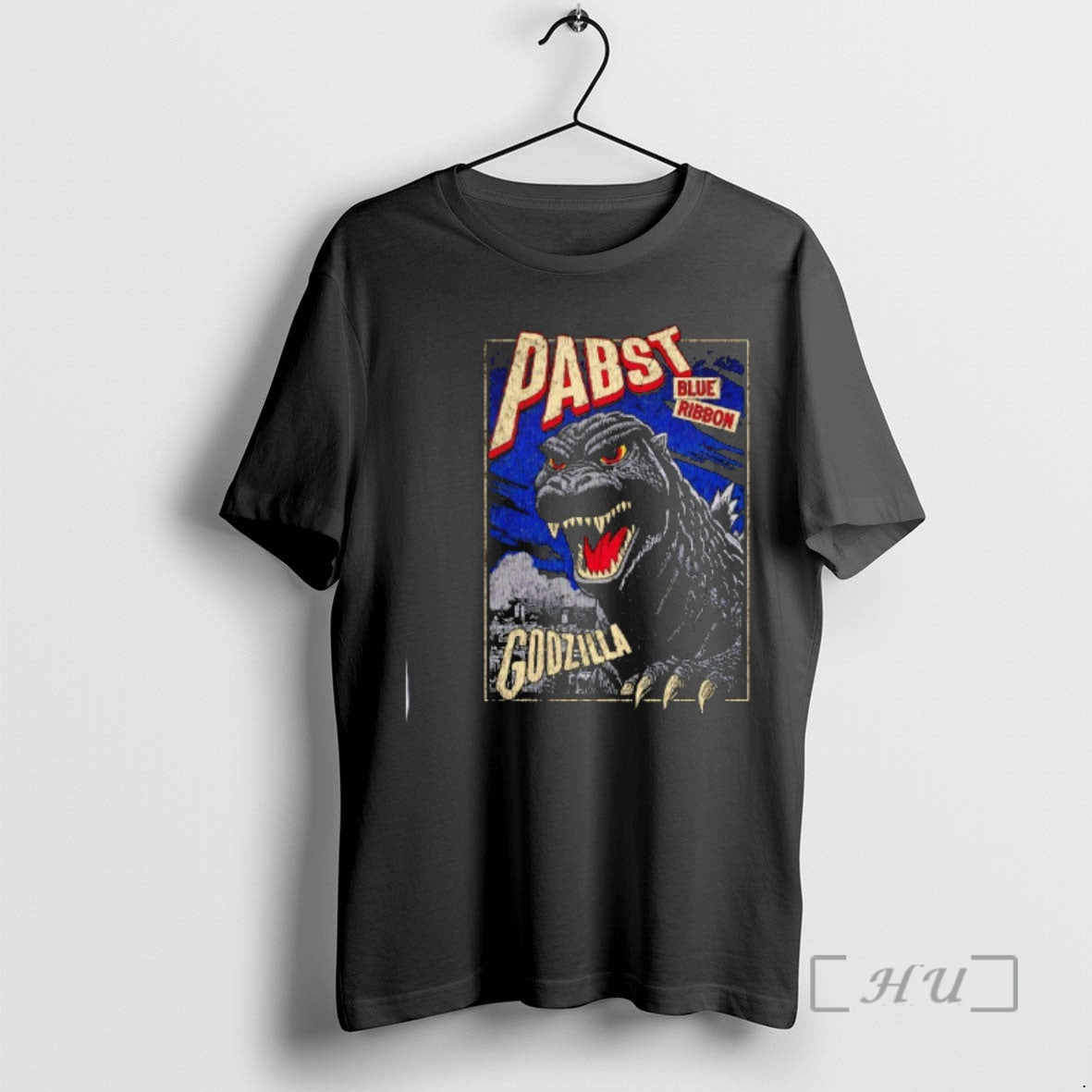 Officials Pabst Blue Ribbon Godzilla Clawed Ribbon Vintage