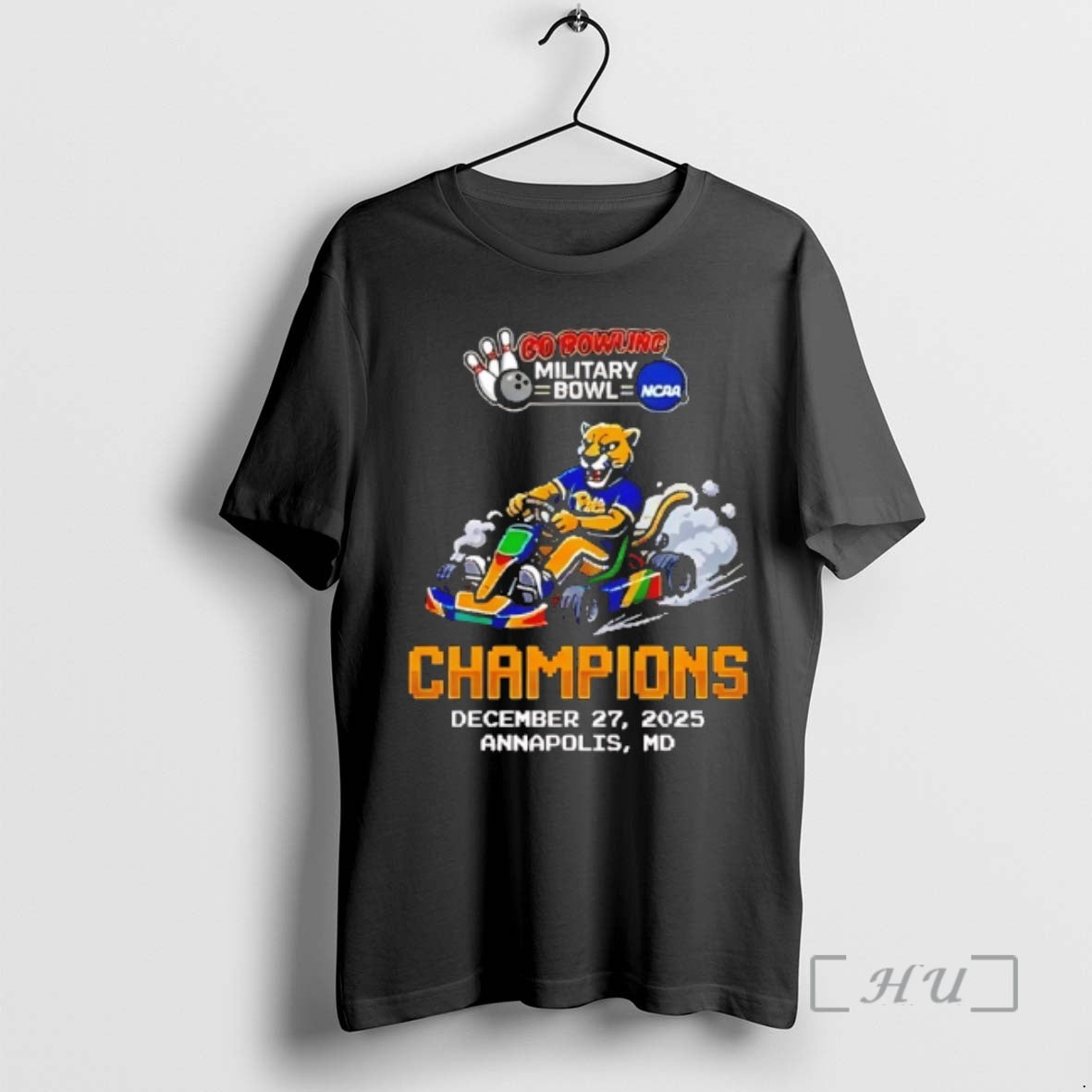 Officials Pittsburgh Panthers Go Bowling Military Bowl Champions 2025 Bit Game Premium T Shirts Sweater