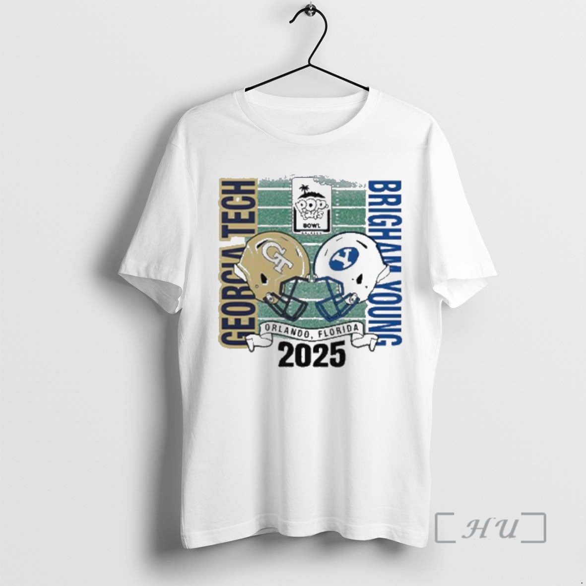 Officials Pop Tart Bowl Georgia Tech Brigham Young Orlando Florida 2025 Premium T Shirts Sweater