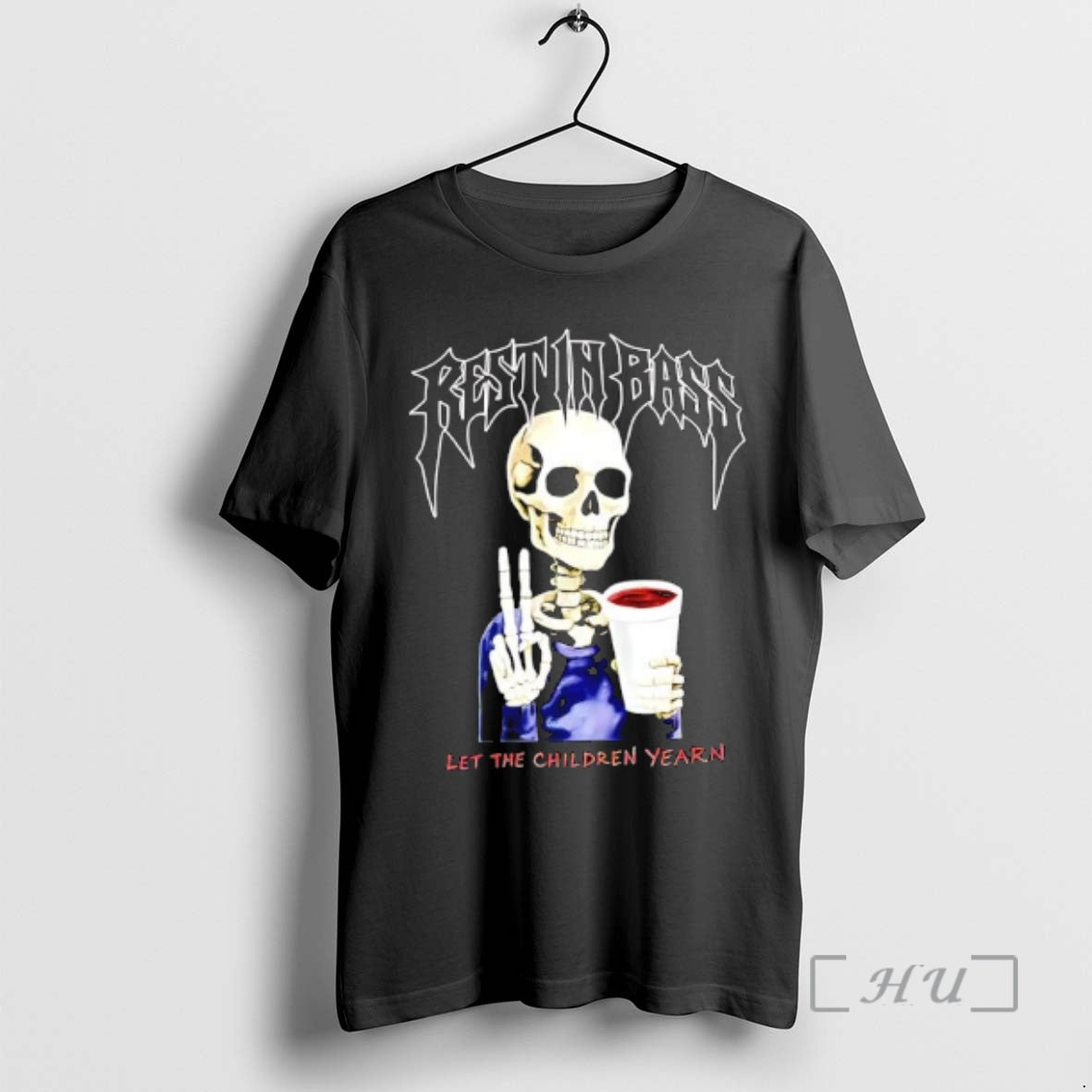 Officials Rest In Bass Let The Children Yearn Skeleton Graphic