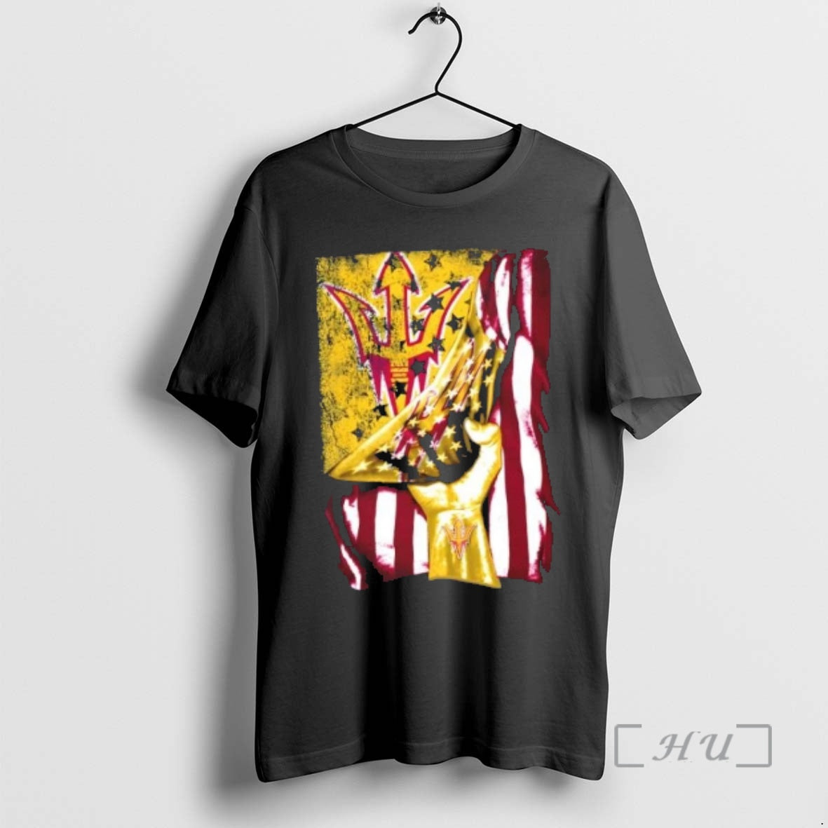 Officials Revealing The Glory Arizona State Sun Devils X Usa Flag Premium T Shirts Sweater