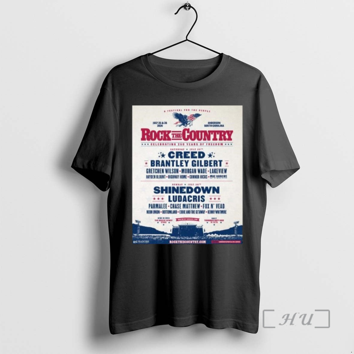Officials Rock The Country Celebrating 250 Years Of Freedom Full Lineup In Anderson South Carolina