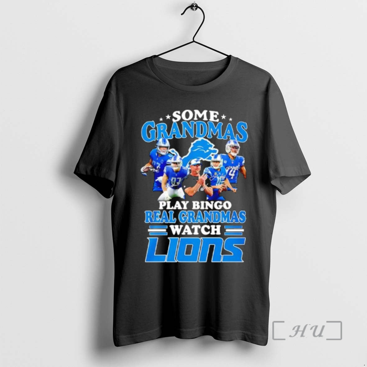 Officials Some Grandmas Play Bingo Real Grandmas Watch Detroit Lions Fan Loyalty And Dedication Premium
