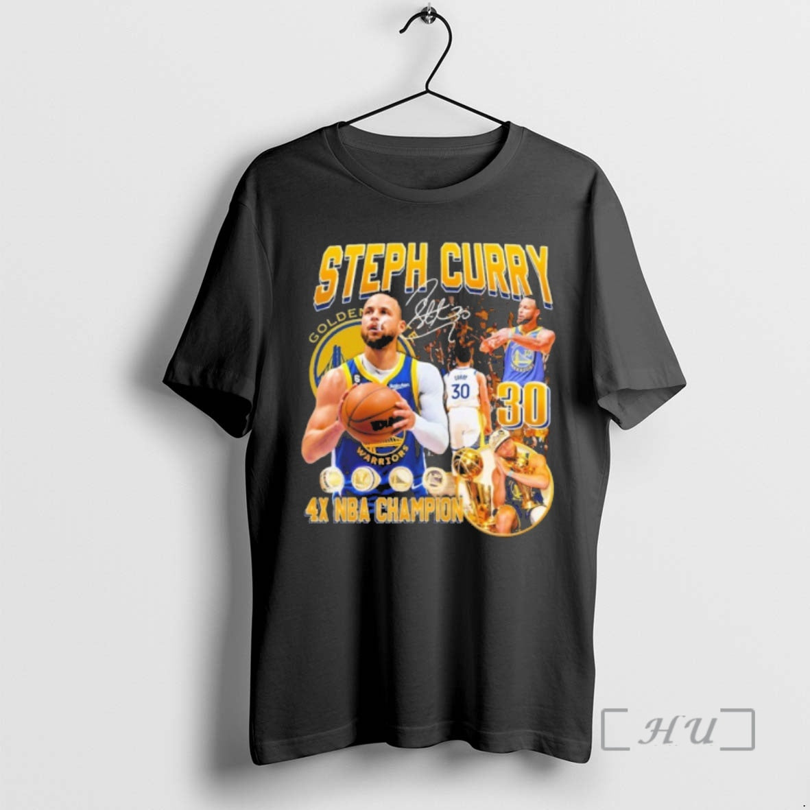 Officials Steph Curry 4x Nba Champions Golden Signature