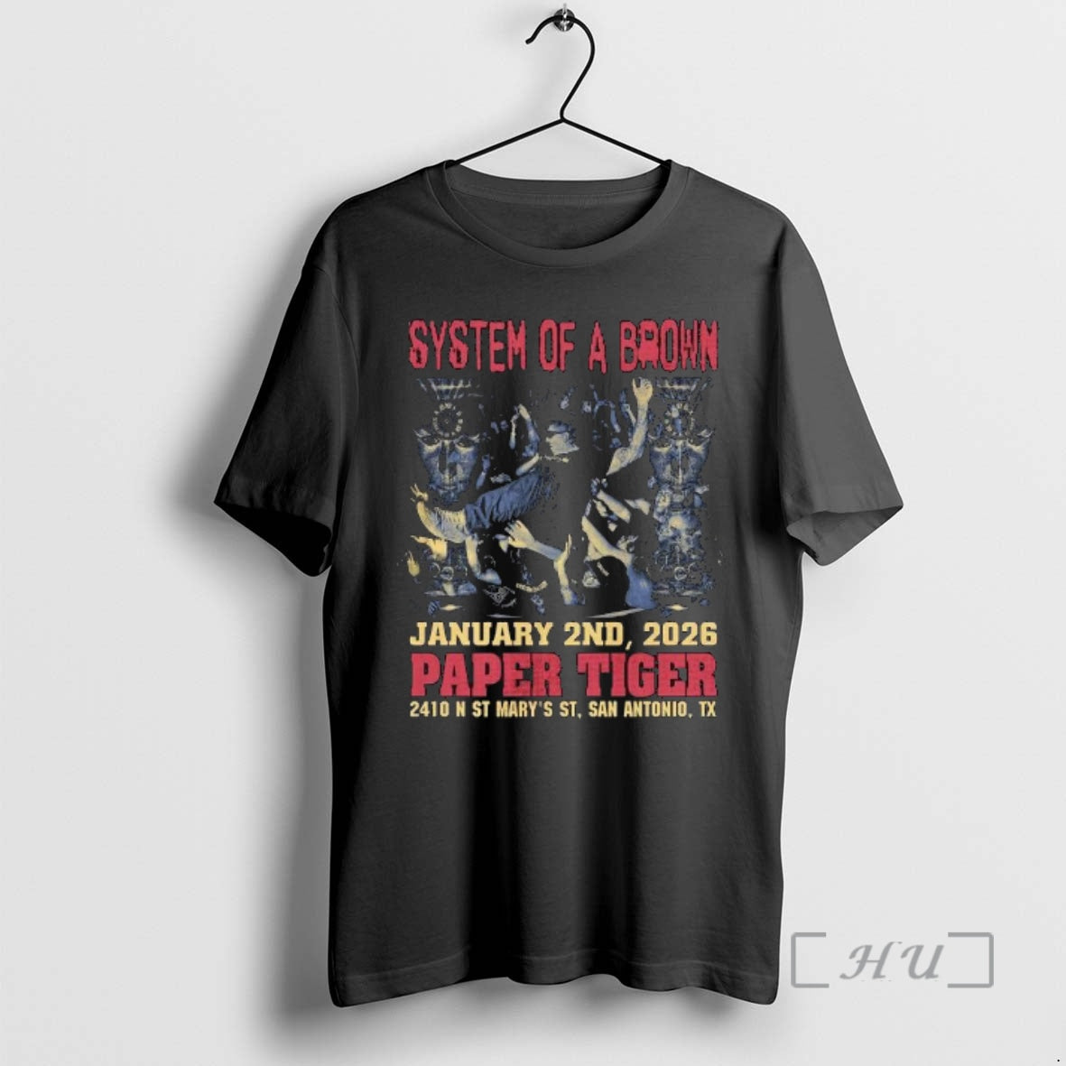 Officials System Of A Brown San Antonio Texas 2026 At Paper Tiger On January