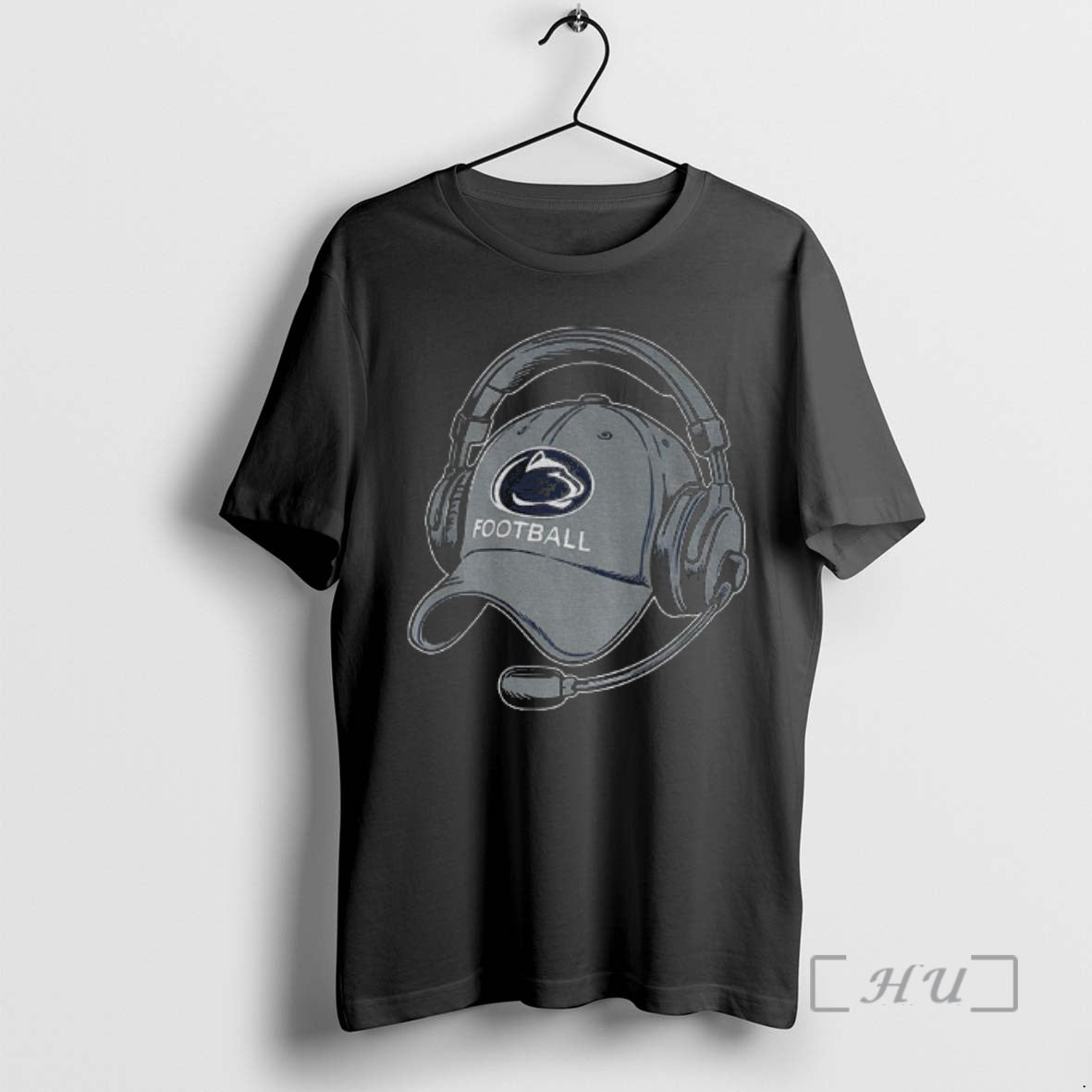 Officials Terry Smith Penn State Nittany Lions Football Coachs Hat And Headset Premium T Shirts