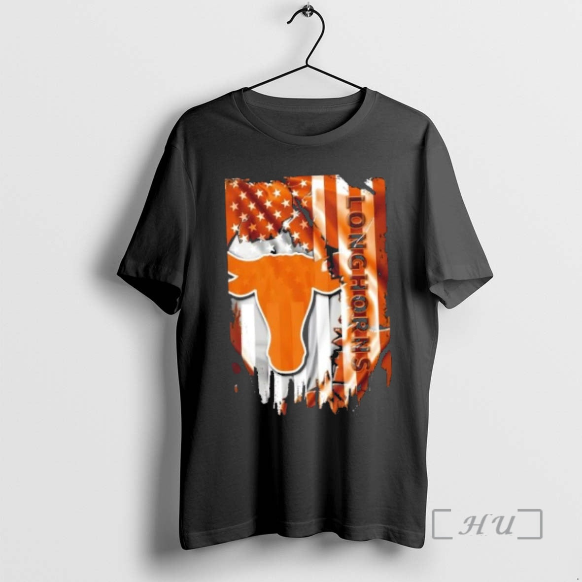 Officials Texas Longhorns Football X American Flag