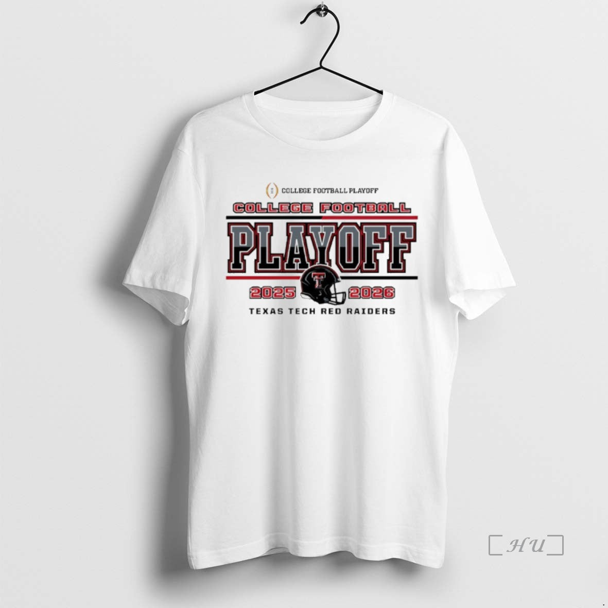 Officials Texas Tech Red Raiders 2025 26 College Football Playoff Speed Helmet Premium T Shirts