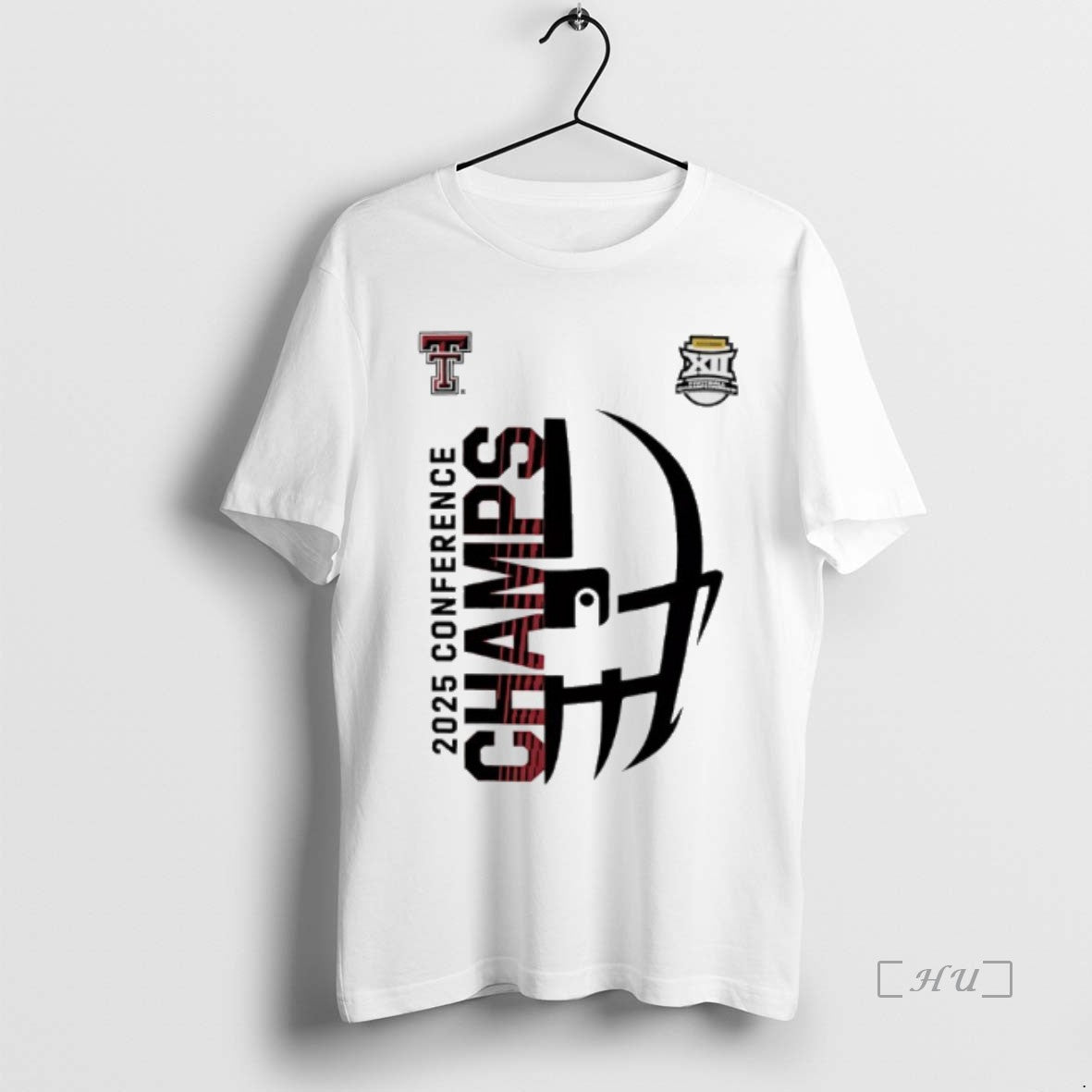 Officials Texas Tech Red Raiders Big 12 Conference Champions 2025 Helmet Premium T Shirts Sweater