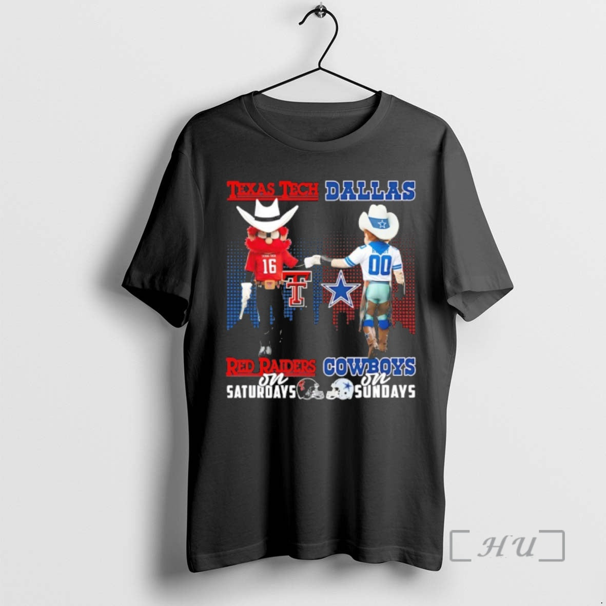 Officials Texas Tech Red Raiders On Saturdays Vs Dallas Cowboys On Sundays Mascot Skyline Premium