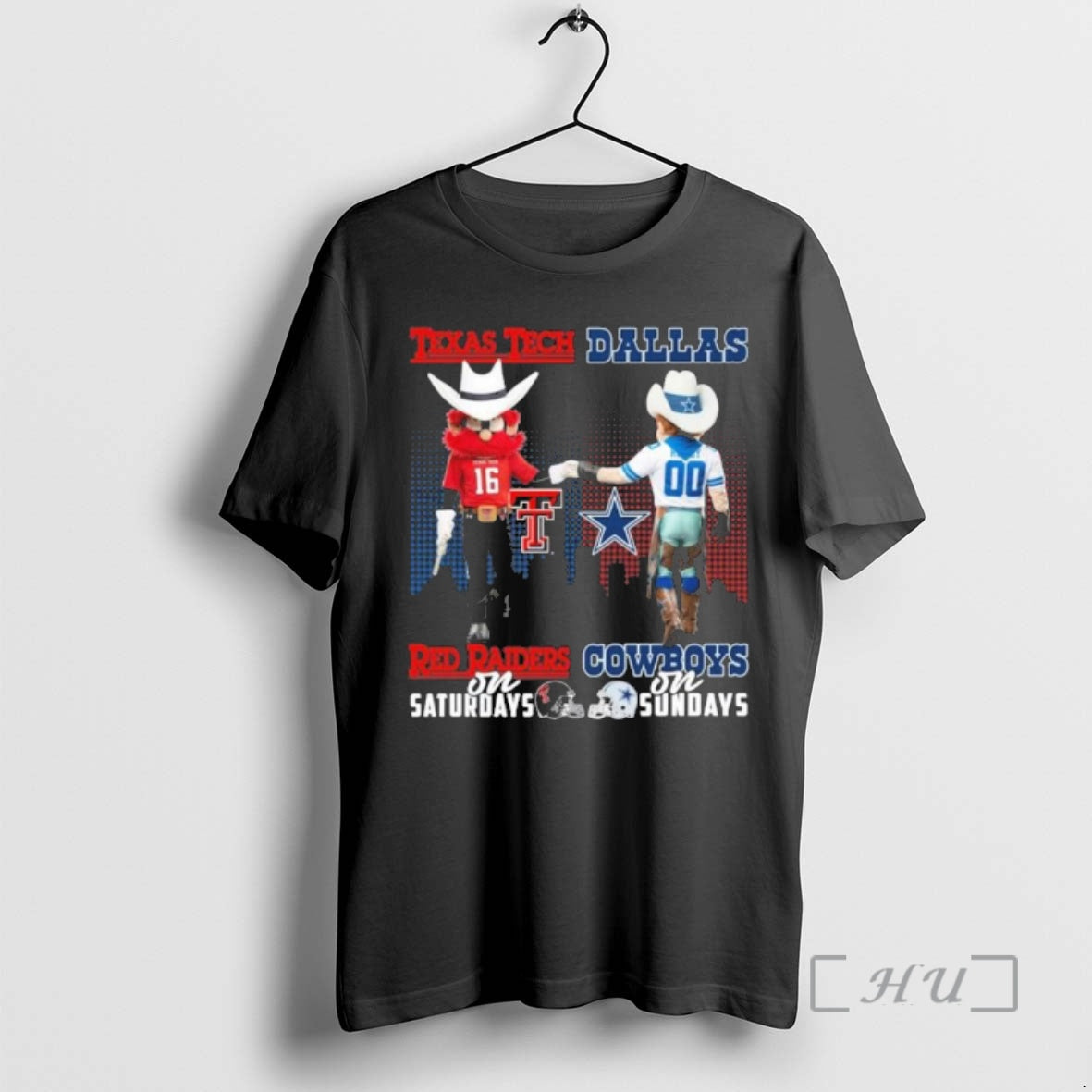Officials Texas Tech Red Raiders Vs Dallas Cowboys Mascot On Saturdays And On Sundays Premium