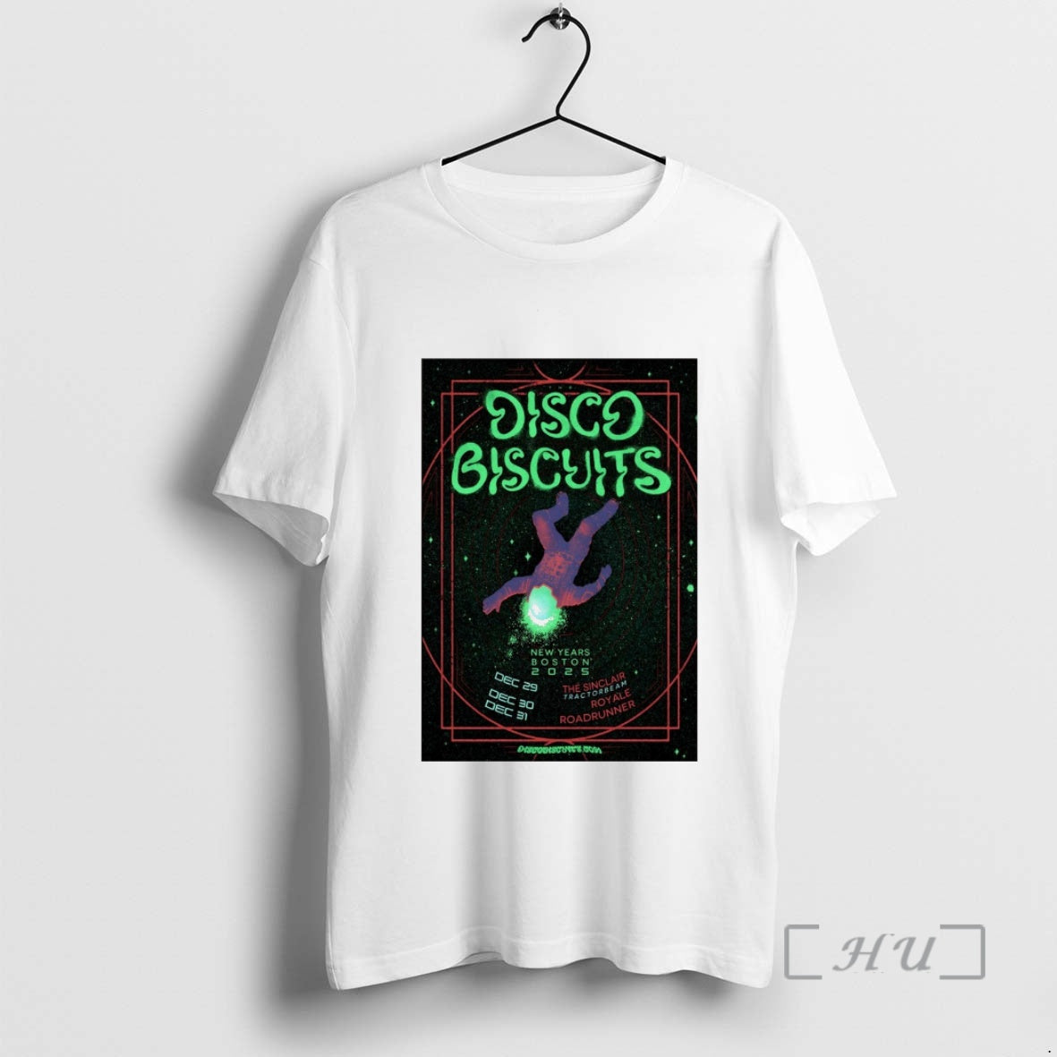 Officials The Disco Biscuits Boston 2025 Nye On December 29 31 2025 Premium T Shirts