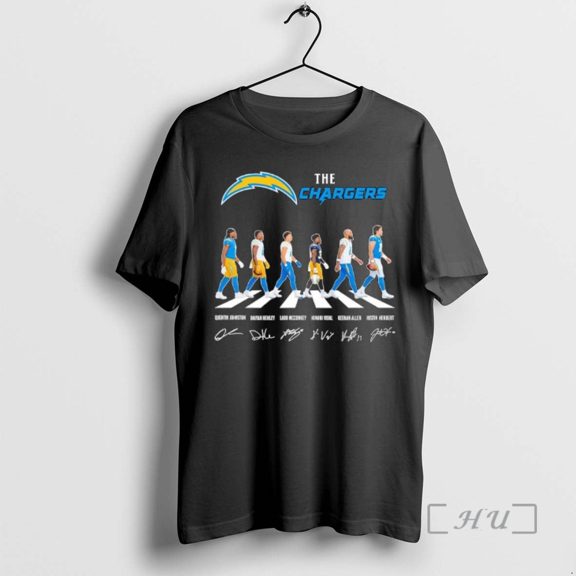Officials The Los Angeles Chargers X Abbey Road Several Players Signature Premium T Shirts Sweater