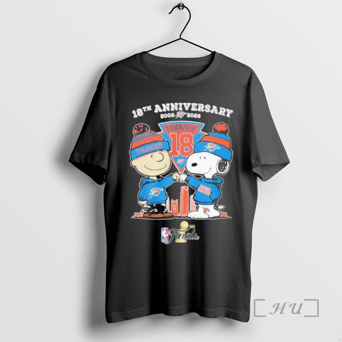 Officials The Peanuts Fist Bump X Okc Thunder 18th Anniversary 2008 2026 Premium T Shirts