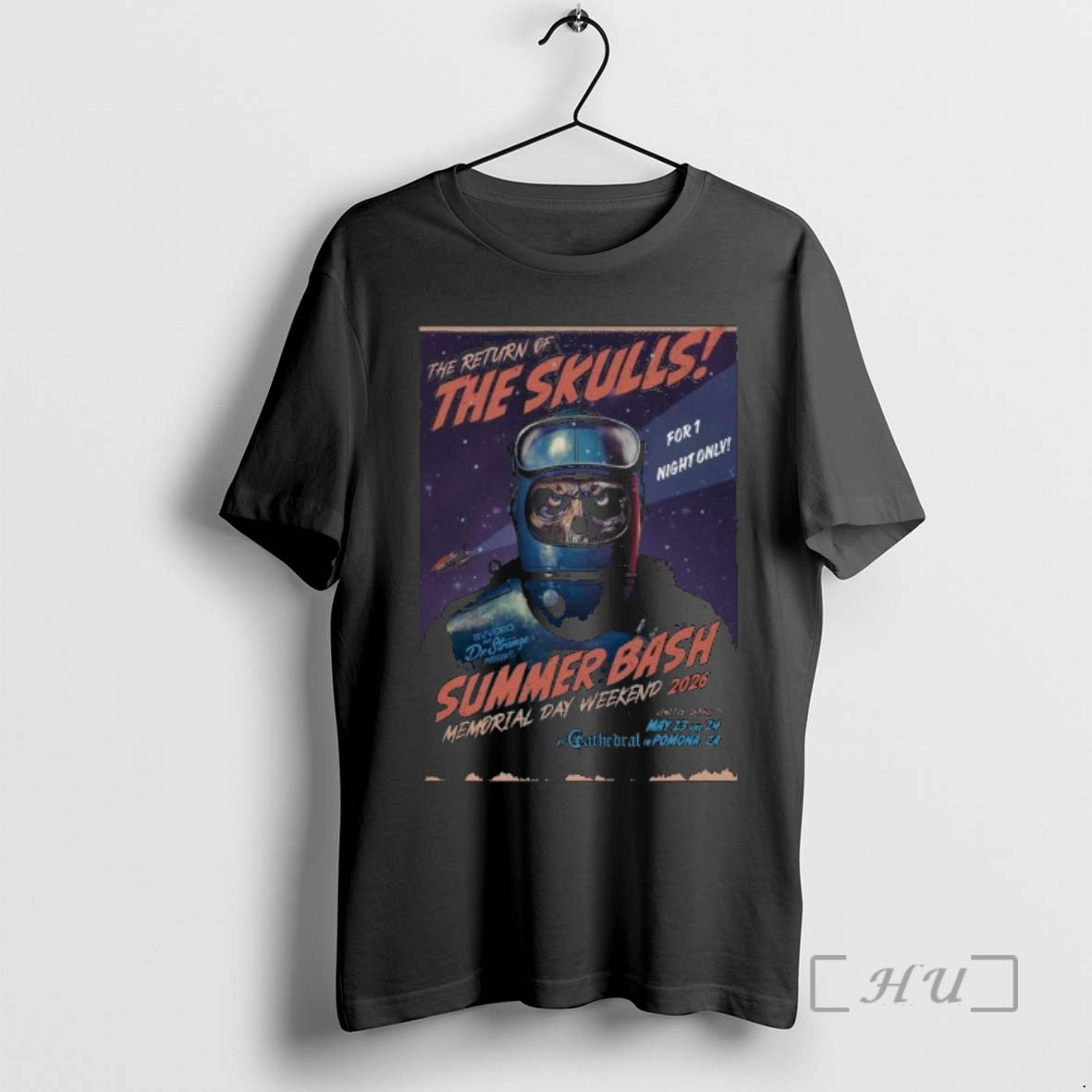 Officials The Skulls May 23 24 2026 At The Cathedral Pomona Show Premium T Shirts
