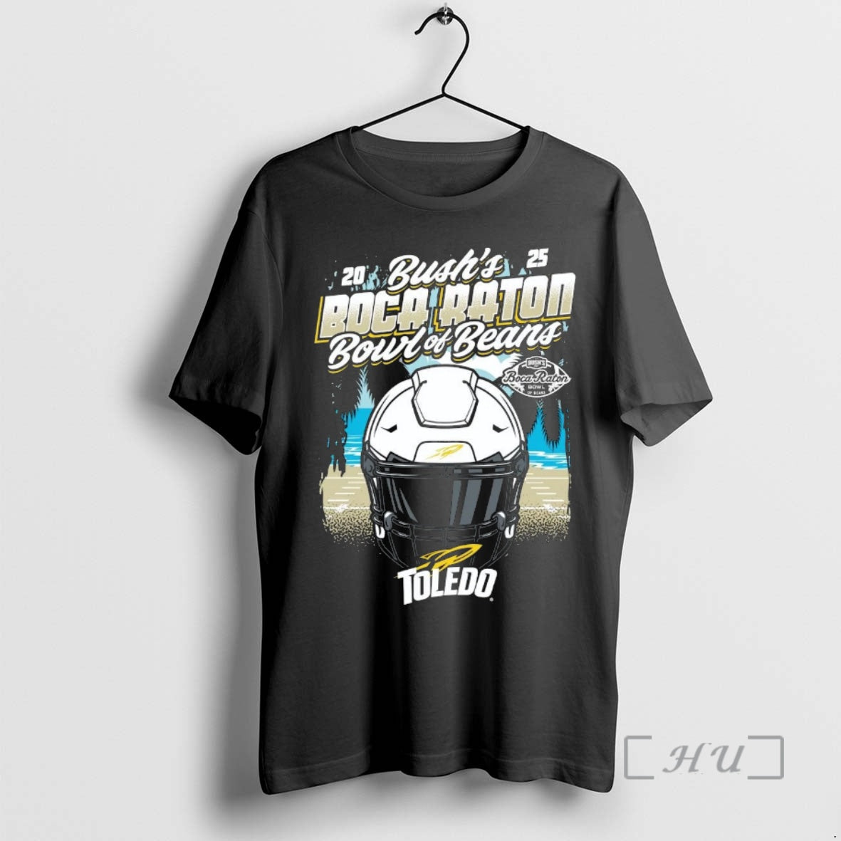 Officials Toledo Rockets 2025 Boca Raton Bowl Helmet