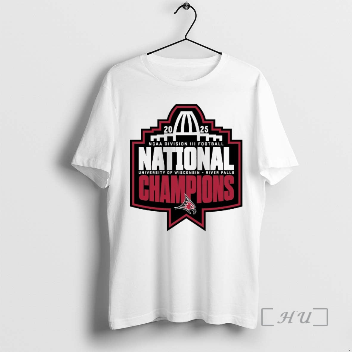 Officials University Of Wisconsin River Falls 2025 Ncaa Division Iii Football National Champions Logo Premium