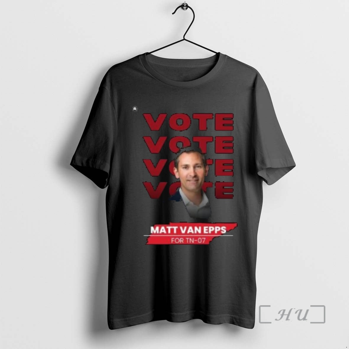 Officials Vote Maga Warrior Matt Van Epps For Tn 07 Circle Black Premium T Shirts