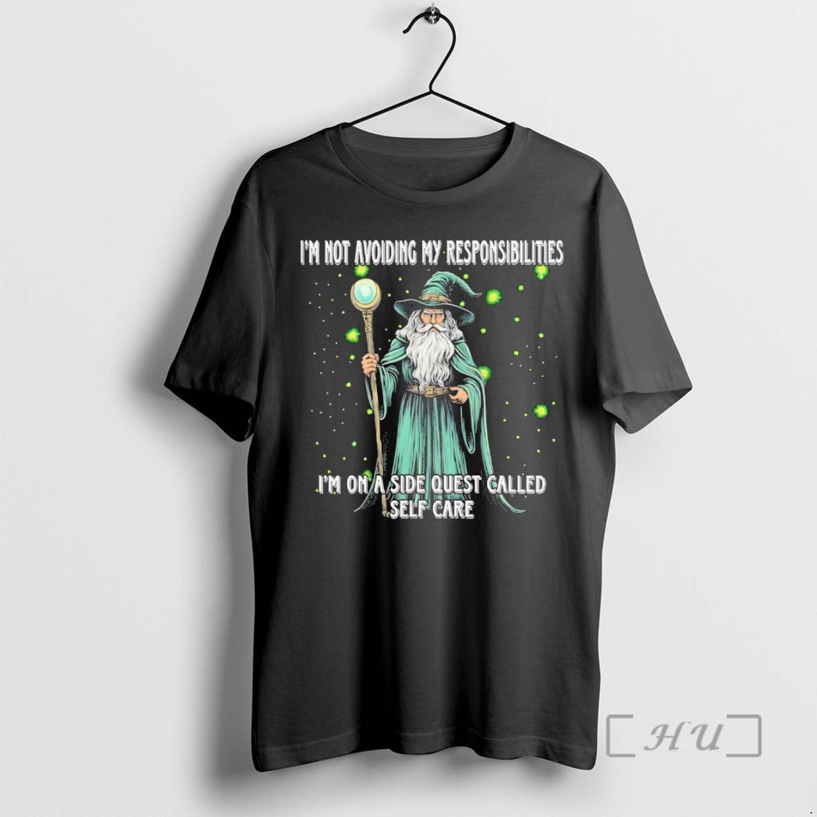 Officials Wizard Im Not Avoiding My Responsibilities Im On A Side Quest Premium T Shirts