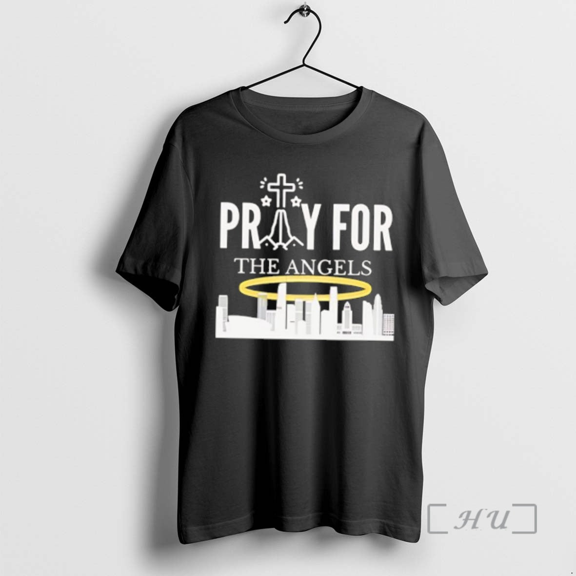 Officials Womens Pray For La California Print Casual