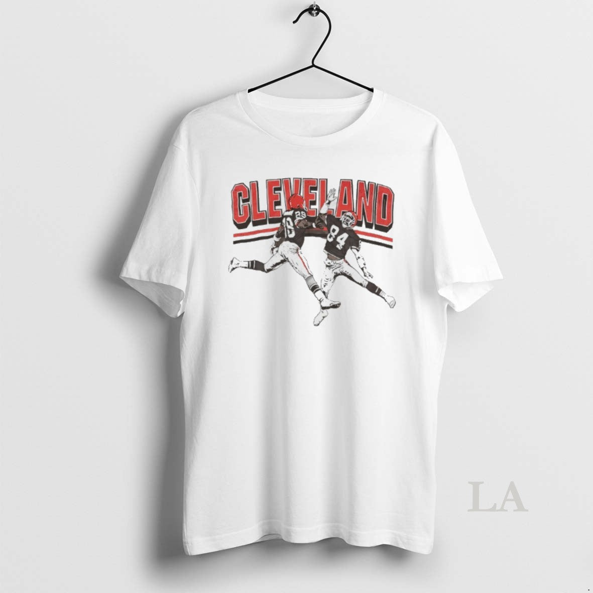Original Cleveland Browns Football Player High Five