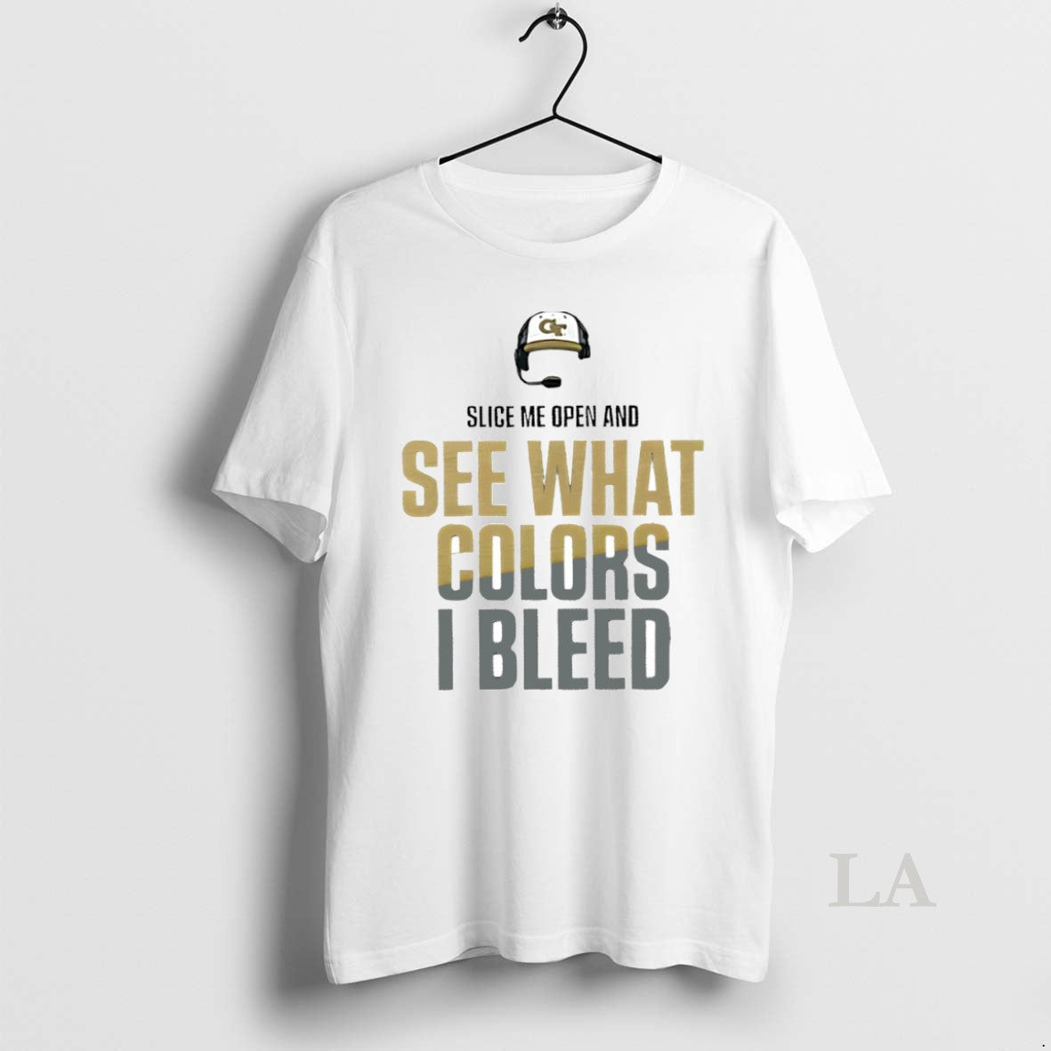Original Coach Brent Key Georgia Tech Yellow Jackets Slice Me Open And See What Colors