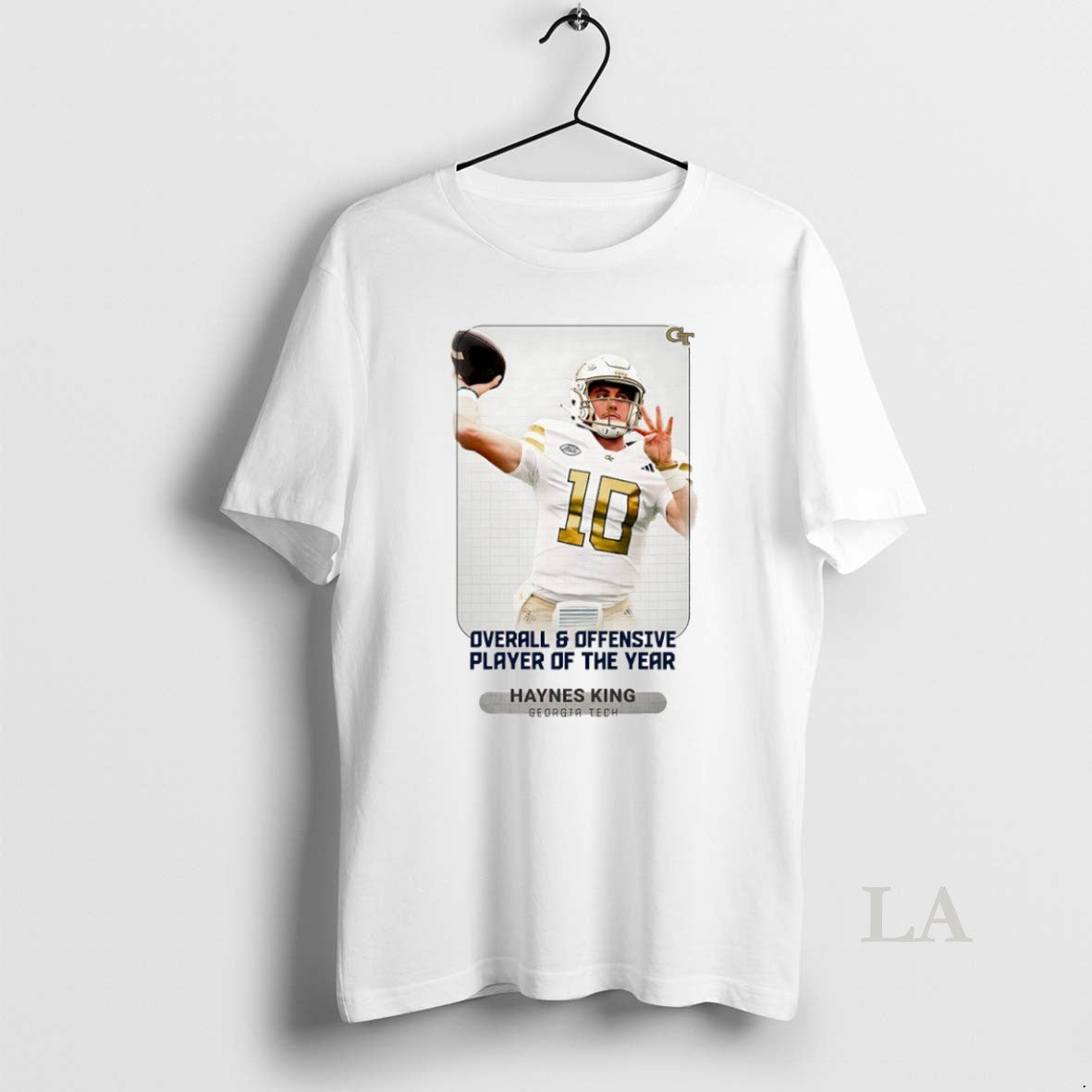 Original Georgia Tech Yellow Jackets Haynes King 2025 Acc Player And Offensive Player Of The