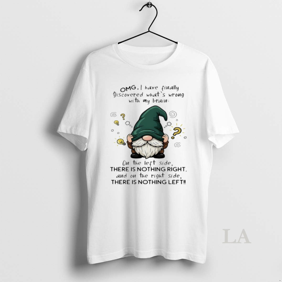 Original Gnome I Have Finally Discovered Whats Wrong With My Brain On The Left Side