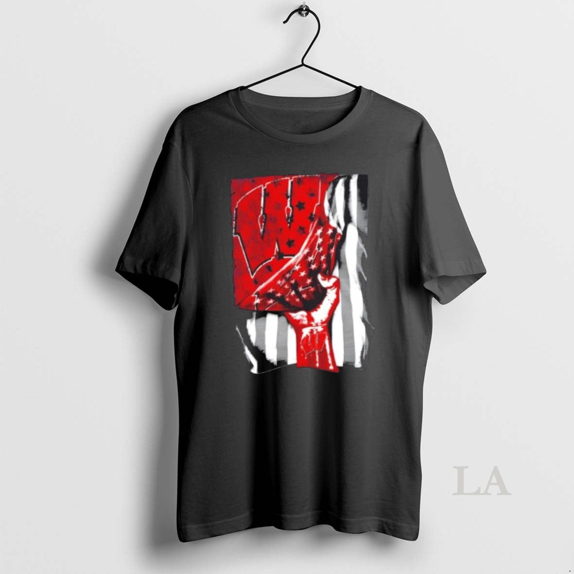 Original Revealing The Glory Wisconsin Badgers X Usa Flag