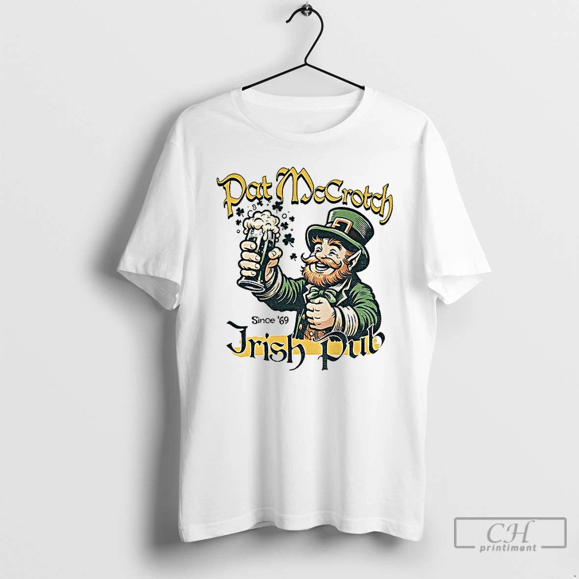 Premium Alien Pat Mccrotch Irish Pub St Patricks Day Since 69