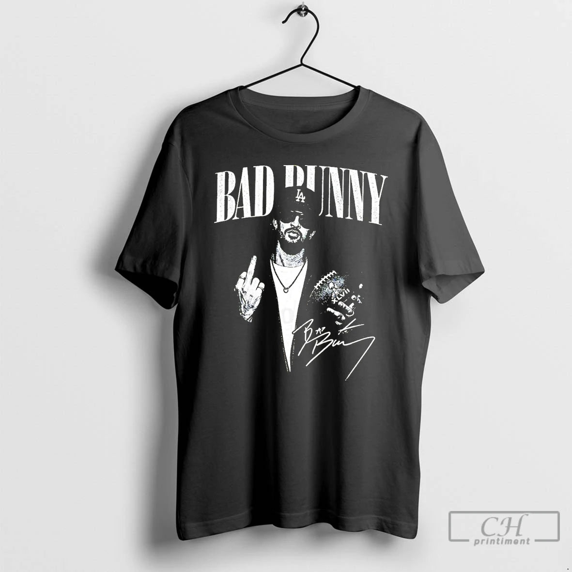 Premium Bad Bunny Middle Finger Bowl 2026 Halftime Show Signature