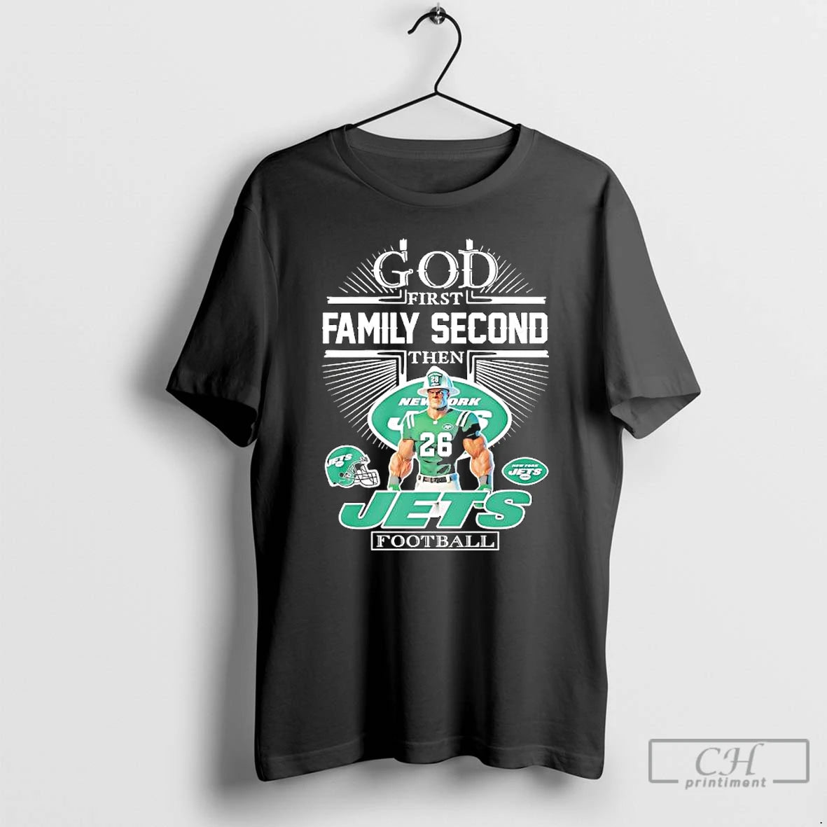 Premium God First Family Second Then New York Jets Football Graphic
