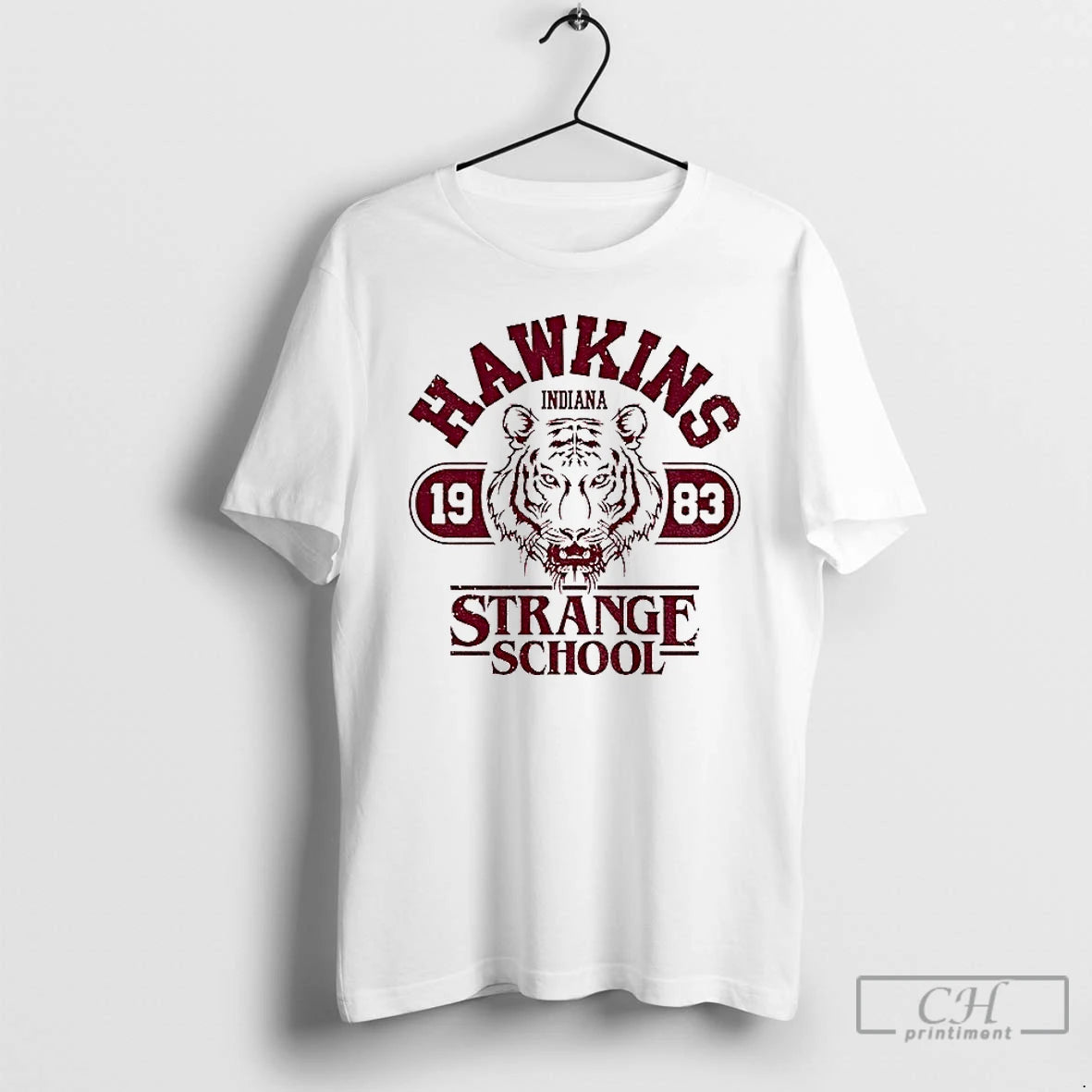 Premium Hawkins High School Indiana 1983 Strange School