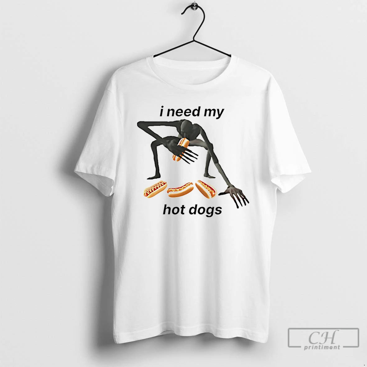 Premium I Need My Hot Dogs Skeleton