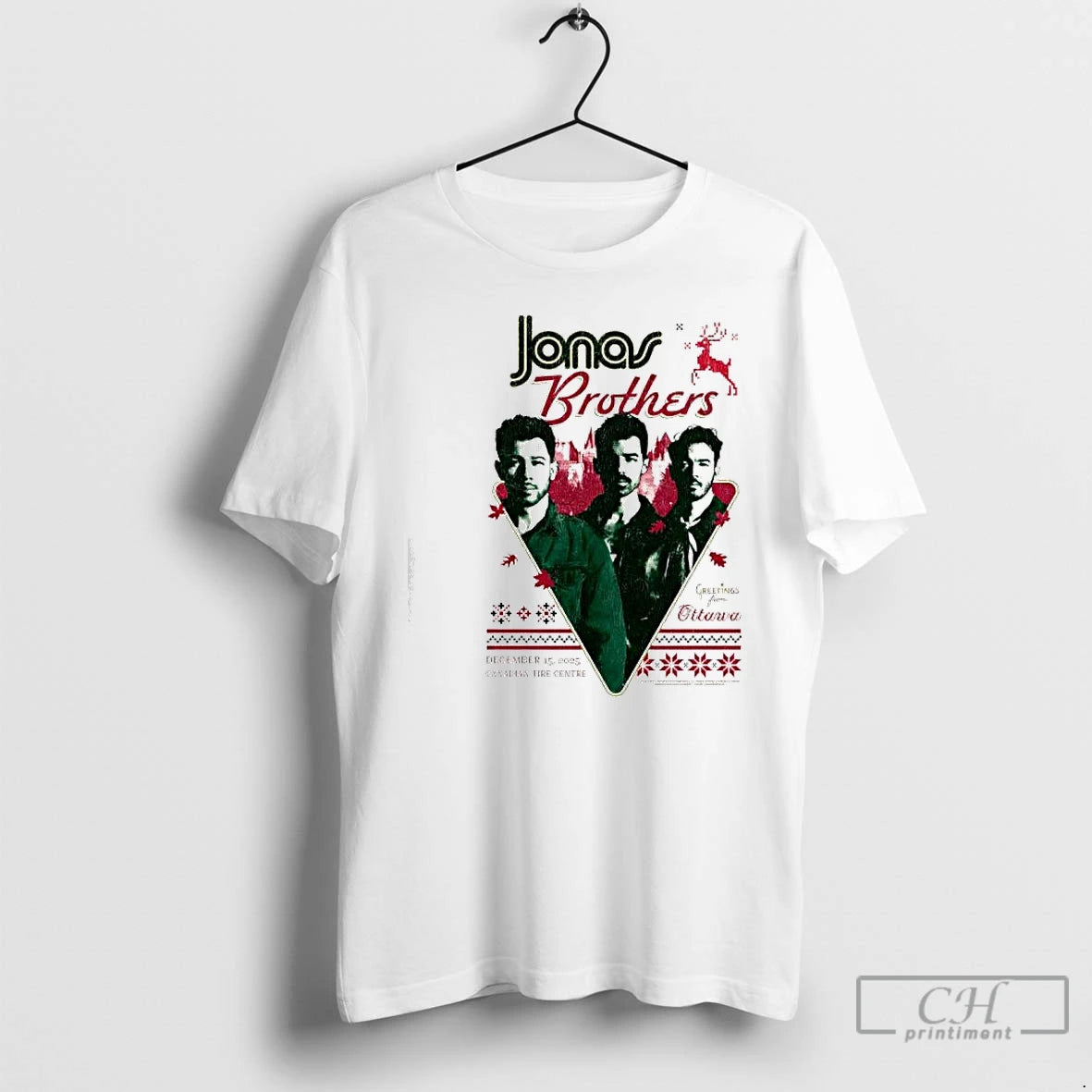 Premium Jonas Brothers Greetings From Ottarva December 15th 2025 Canadian Tire Centre T Shirts Sweater