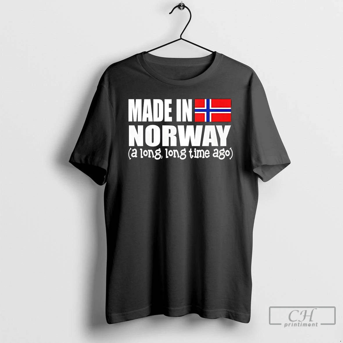 Premium Made In Norway A Long Time Ago Flag