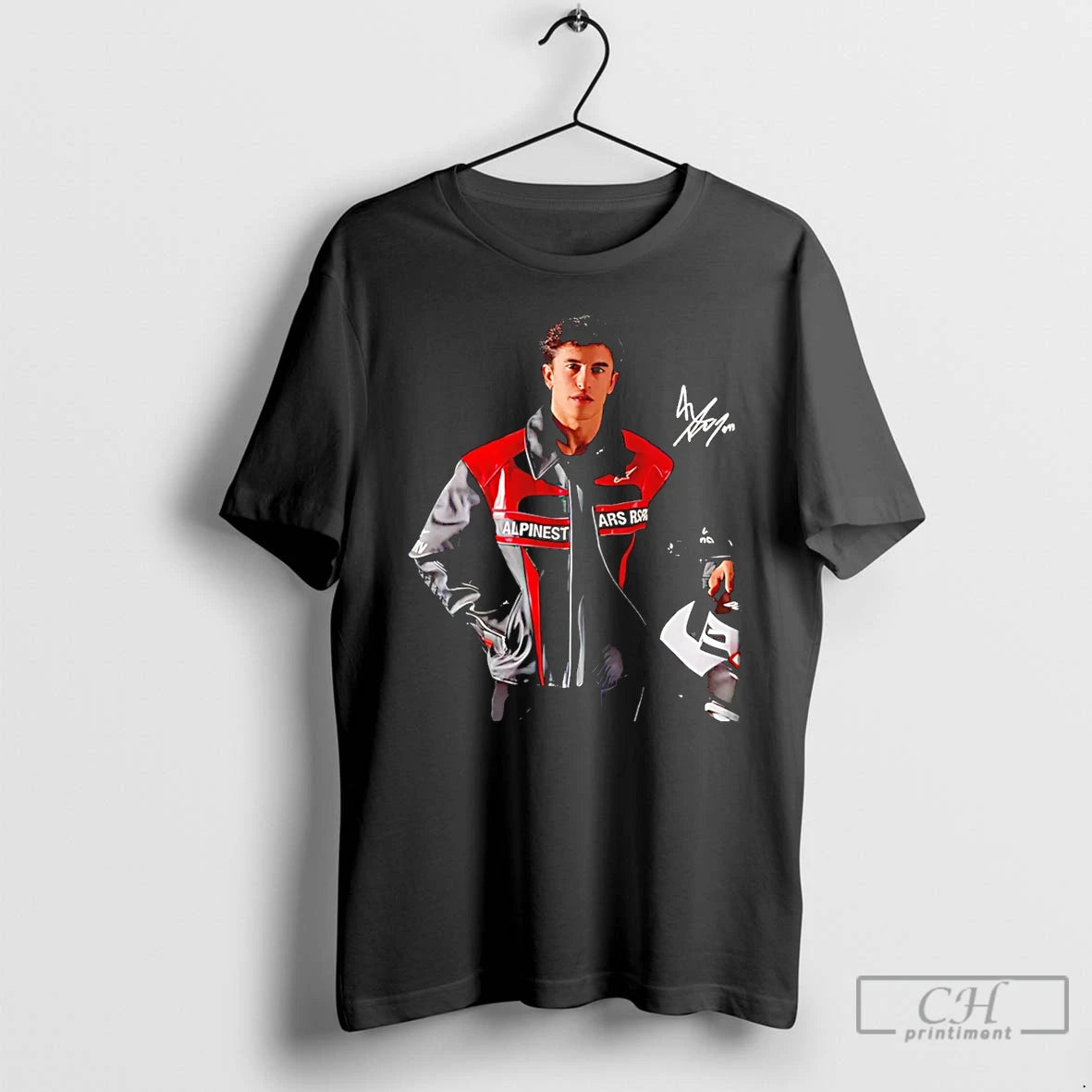 Premium Marc Marquez Gp Champion Signature Graphic