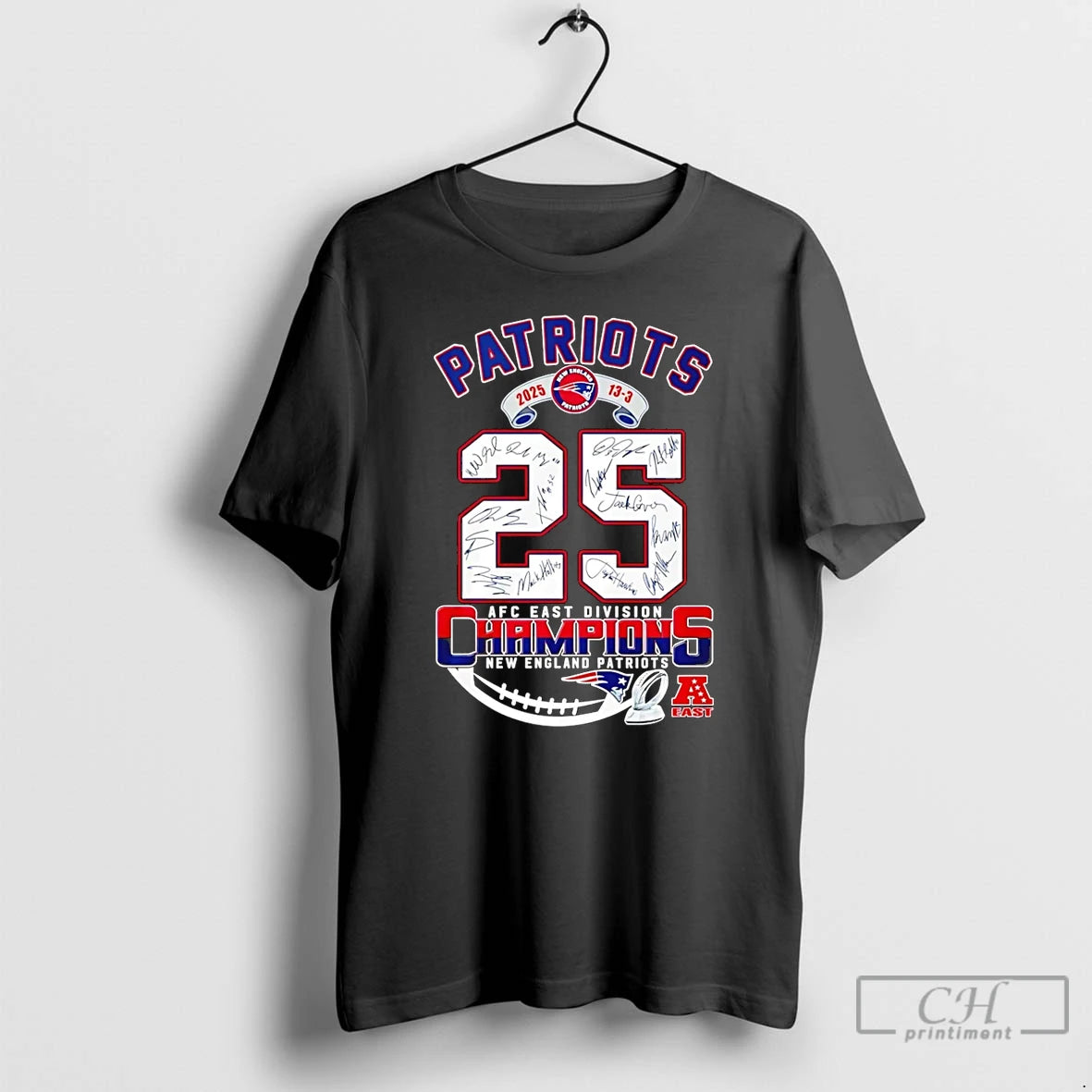 Premium Patriots Afc East Champs 2025 Signatures