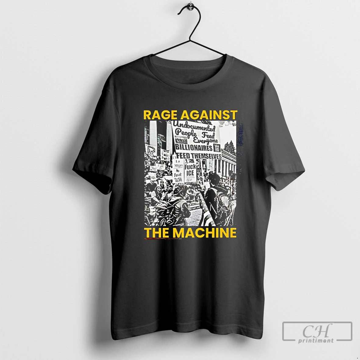 Premium Rage Against The Machine Fuck Ice No Ferst Usa