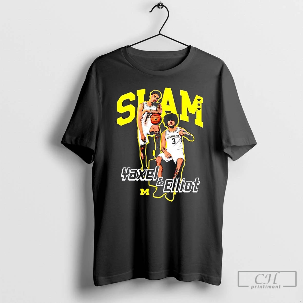 Premium Slam Yaxel Elliot Michigan Jersey