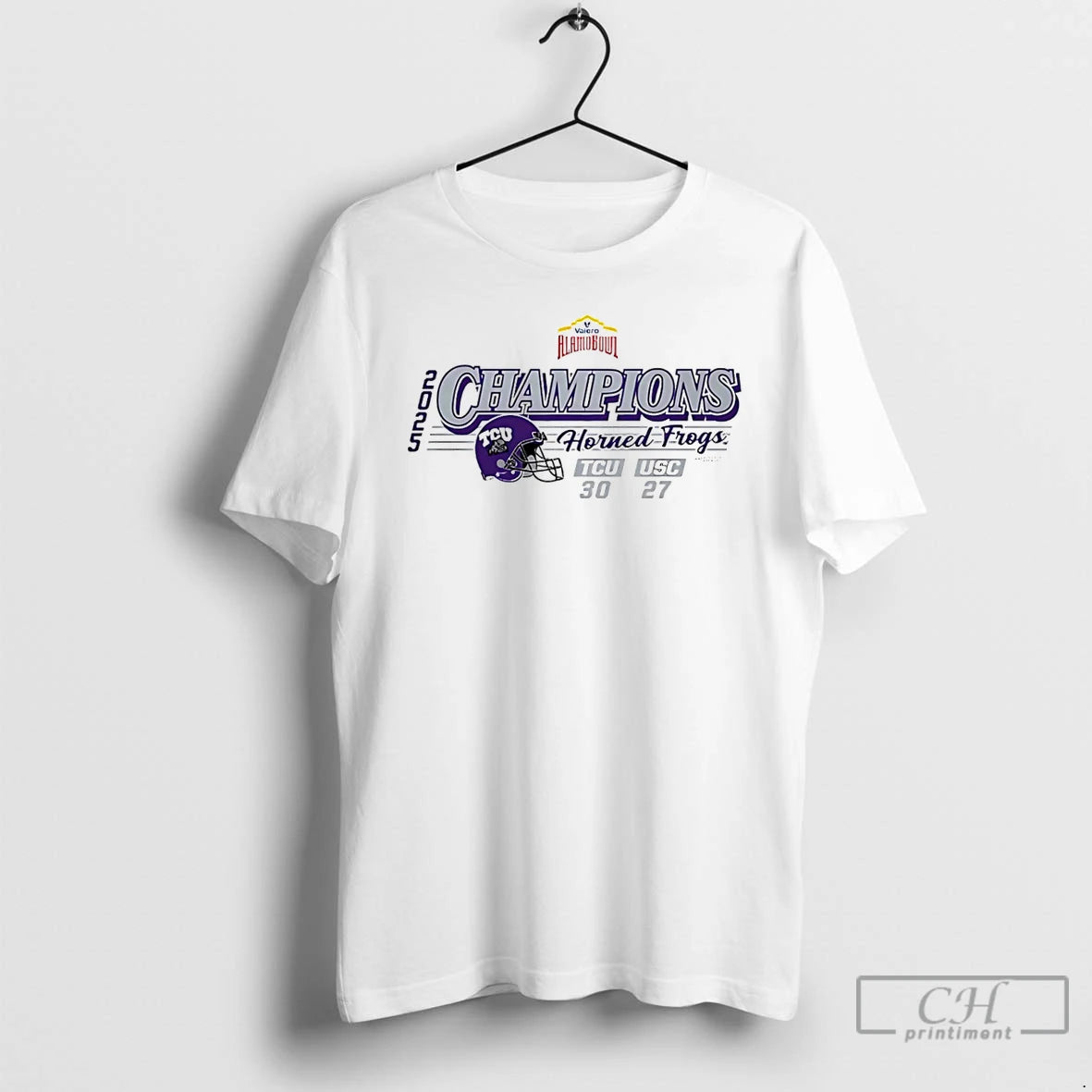 Premium Tcu Horned Frogs 2025 Valero Alamo Bowl Tcu Champions Score