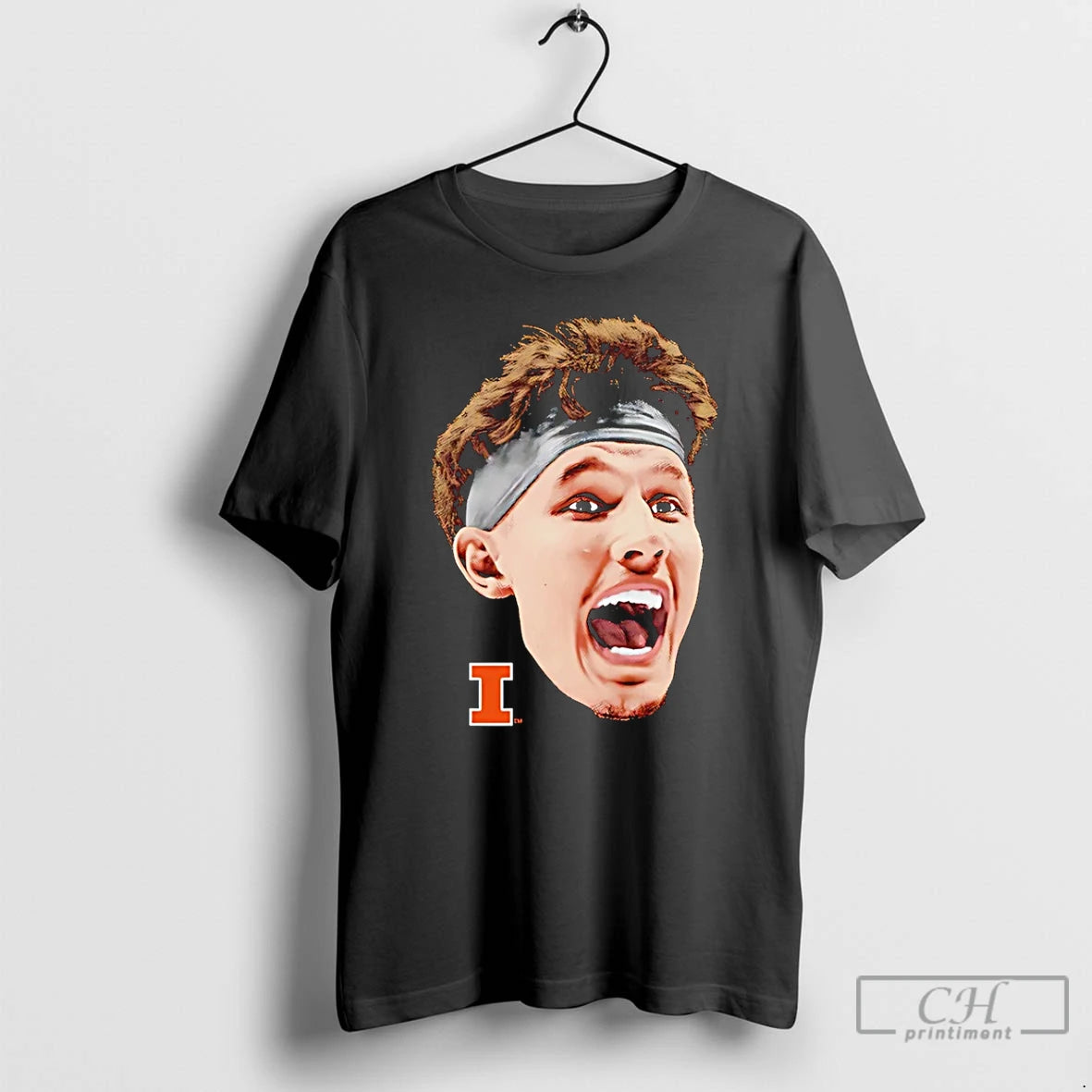 Premium Zvonimir Ivisic Llinois Fighting Illini Portrait Big Head